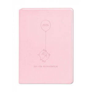 Terminplaner 2026 Lederlook Rosa