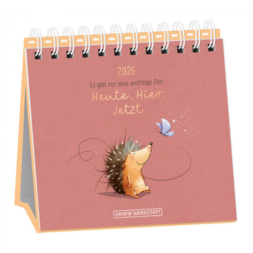 Tischkalender 2026 Heute. Hier. Jetzt.