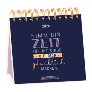 Tischkalender 2026 Nimm dir Zeit