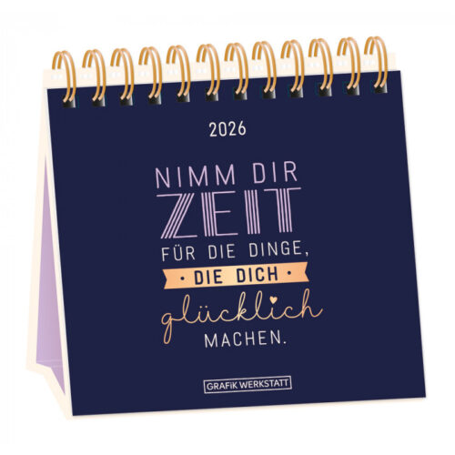 Tischkalender 2026 Nimm dir Zeit