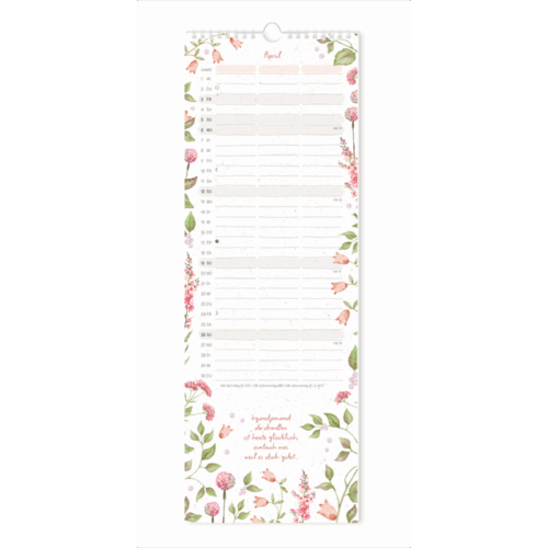 Paarplaner 2026 Floral – Bild 2