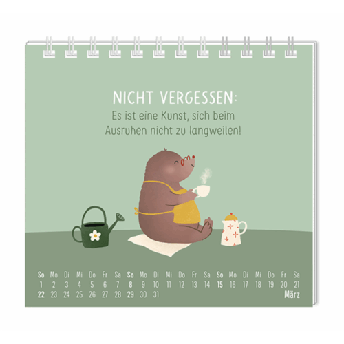 Mini-Kalender 2026 Einfach mal nichts tun. – Bild 2