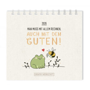 Mini-Kalender 2026 Man muss mit allem rechnen