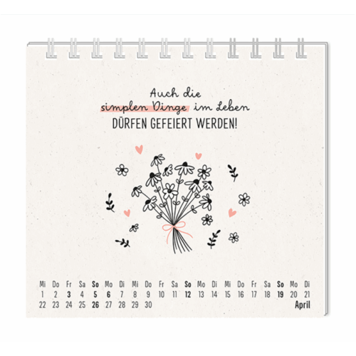 Mini-Kalender 2026 Man muss mit allem rechnen – Bild 2