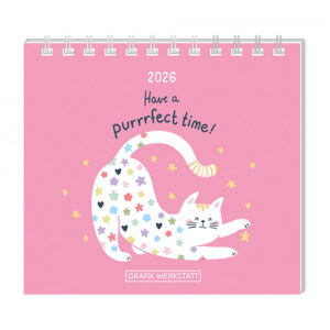 Mini-Kalender 2026 Have a purrfect time!