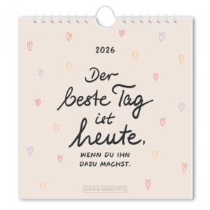 Postkartenkalender 2026 Der beste Tag