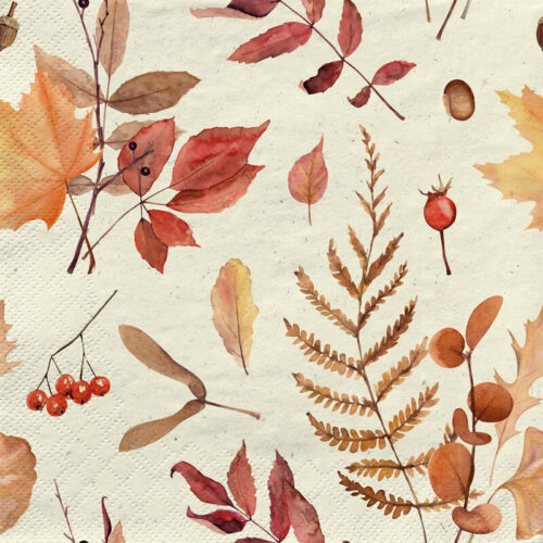 Servietten magic moments Graspapier Herbst
