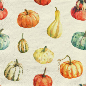 Servietten Autum birds 33x33cm