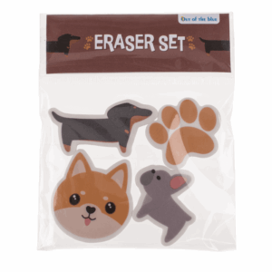 Radiergummi Hunde Set zu 4Stk.