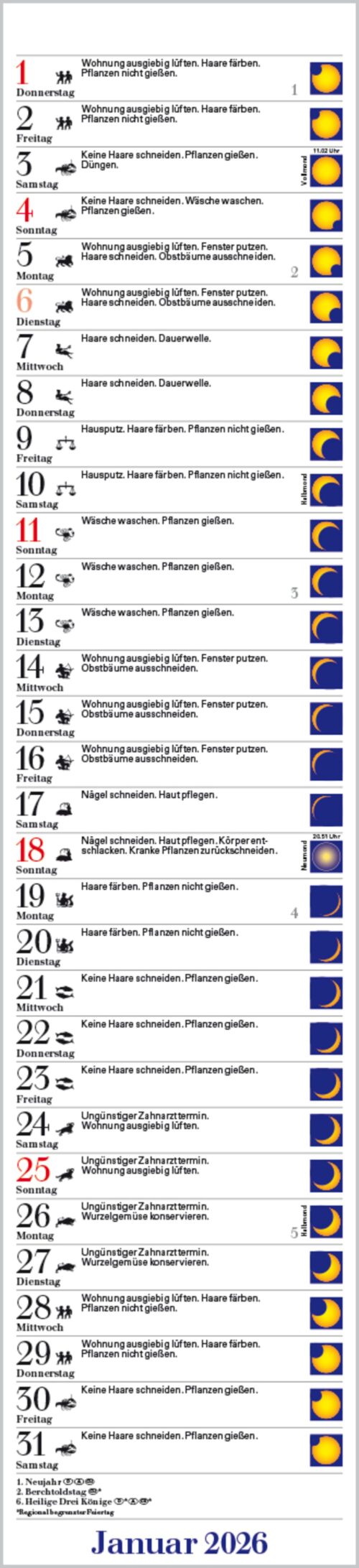 Mond-Langplaner – Bild 2