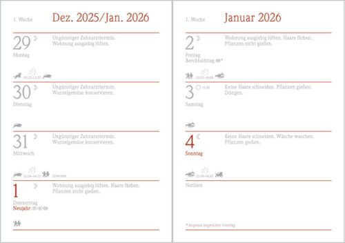 Der kleine Mondkalender – Bild 2