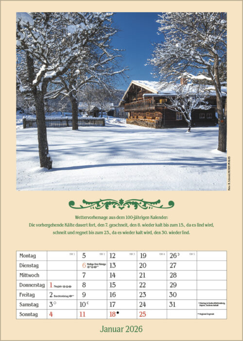 Landleben mit Hundertjährigem Kalender – Bild 2