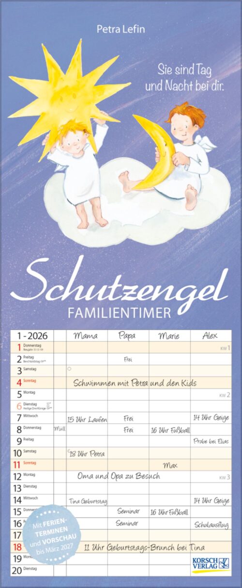 Familientimer Schutzengel