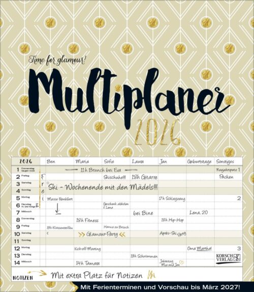 Multiplaner - Time for glamour