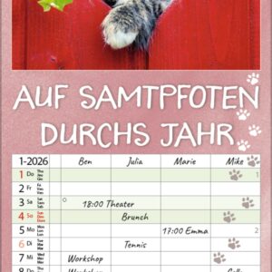 Auf Samtpfoten durch's Jahr