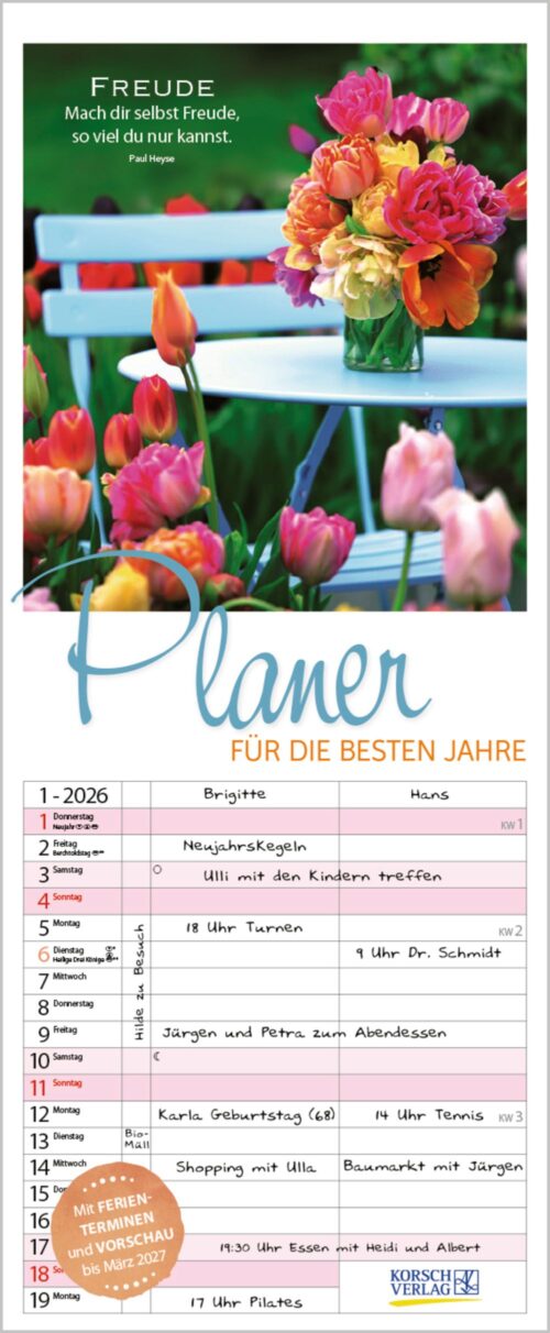 Planer für die besten Jahre
