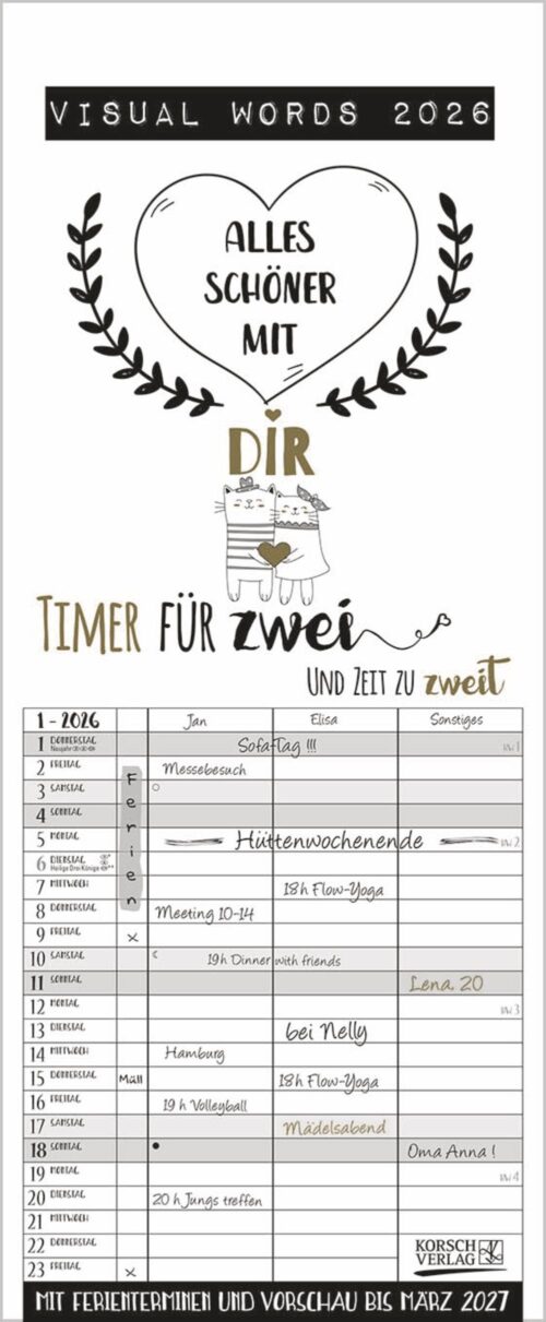 Visual Words Timer für 2