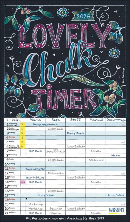 Lovely Chalk Timer