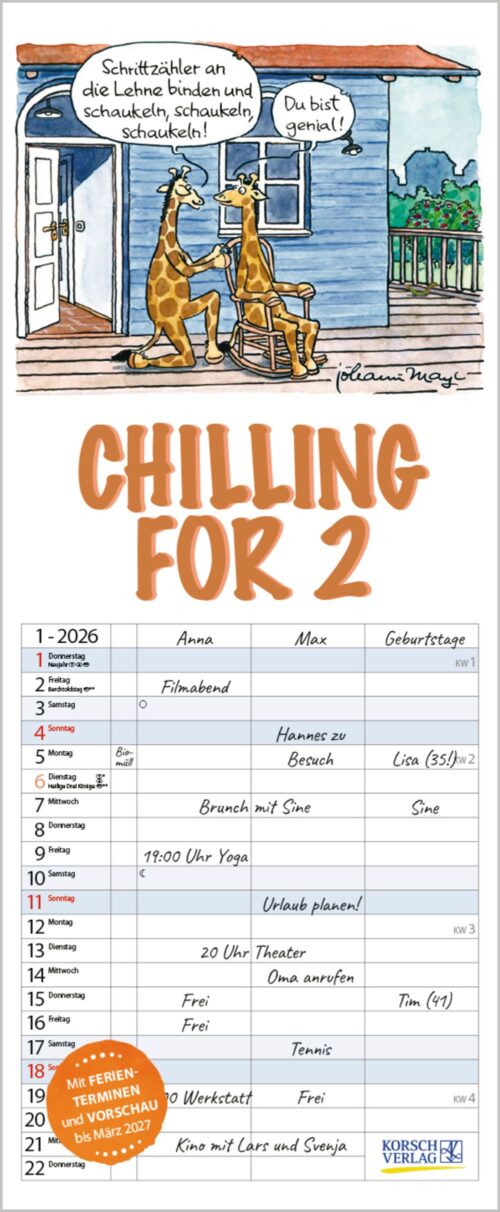 Chilling for 2
