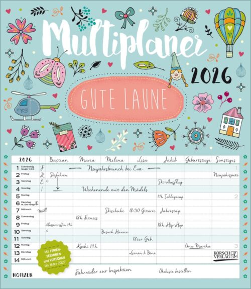 Mulitplaner - Gute Laune