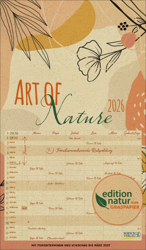 Familienplaner Art of Nature