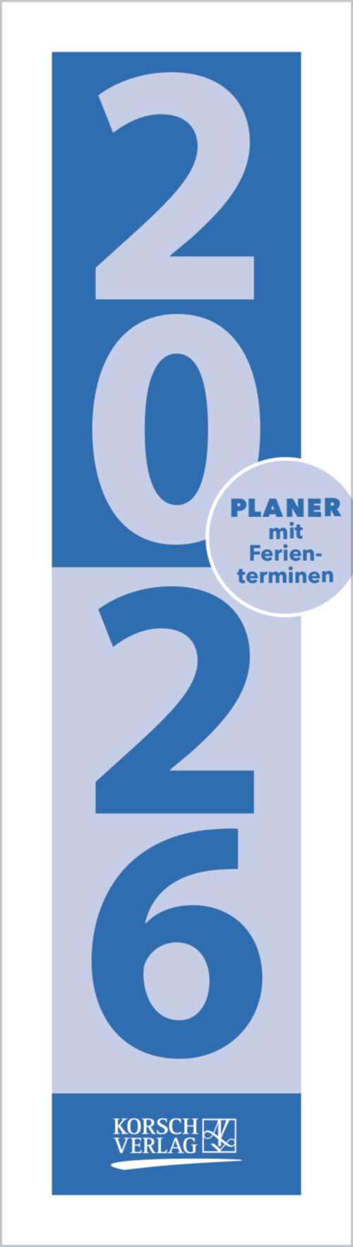 Streifenplaner Mini Blau