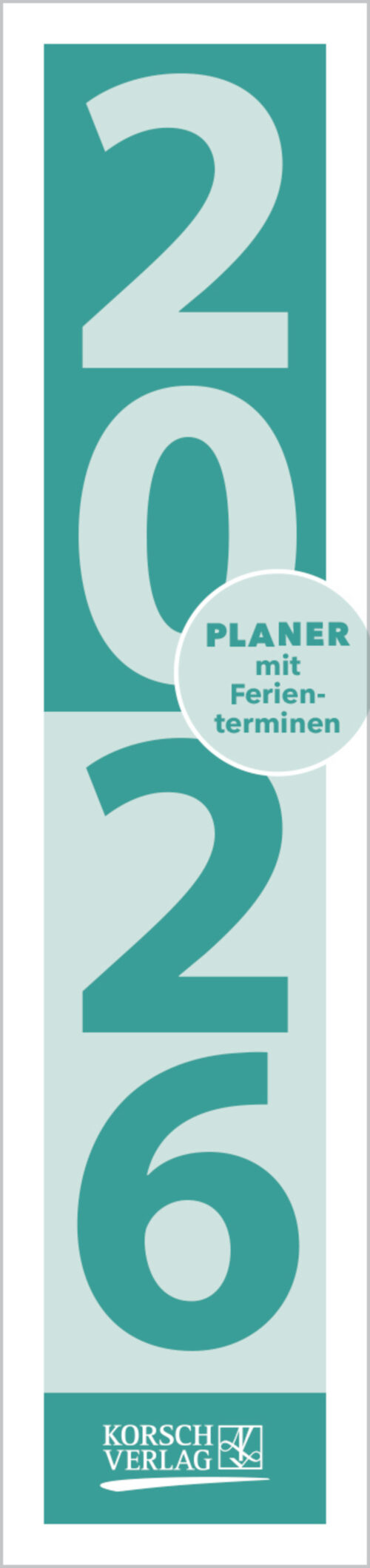 Streifenplaner Compact Türkis