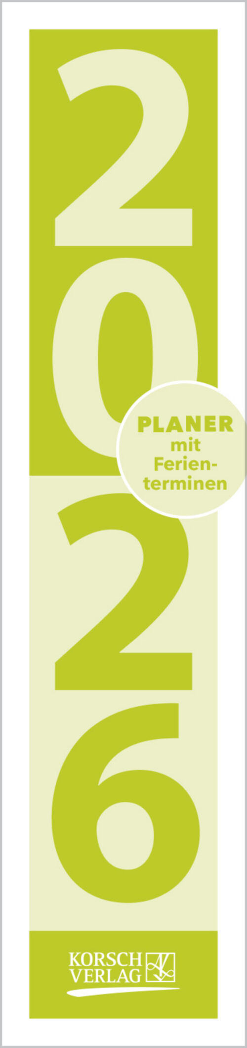 Streifenplaner Compact Grün
