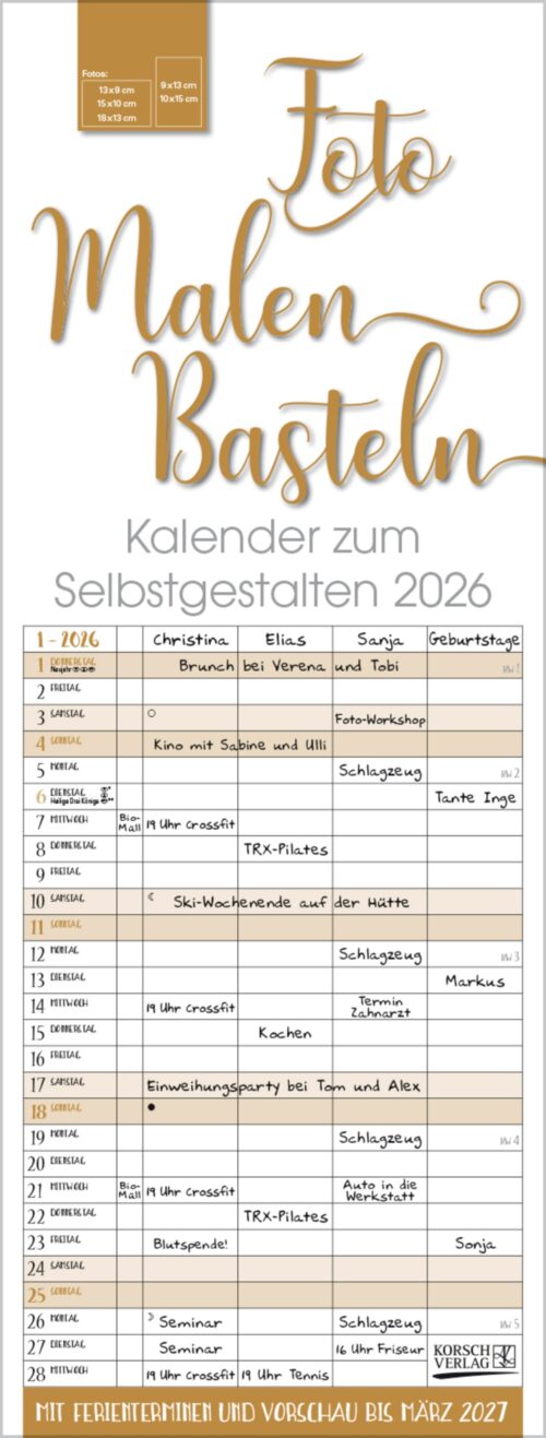FMB Familientimer gold
