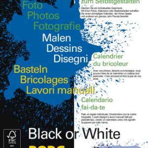 Black or White Bastelkalender A4