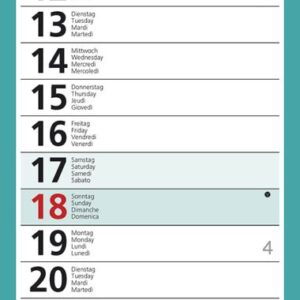 Ziffernkalender 170g