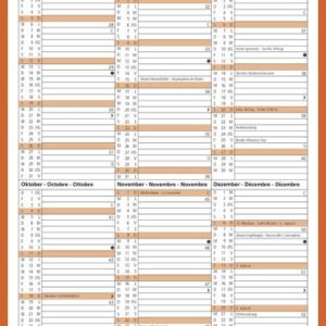 Waschküchenkalender A4