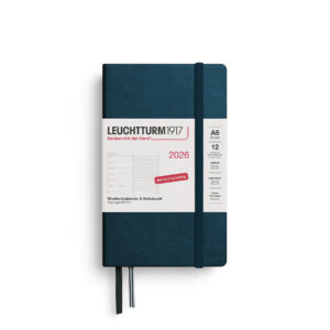 Wochenkalender Pocket A6 Pocket 2026 deep Sea