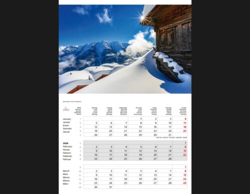 Kalender Swiss Memory 2026 – Bild 2
