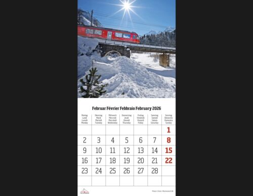 Kalender Mini Swiss 2026 – Bild 2