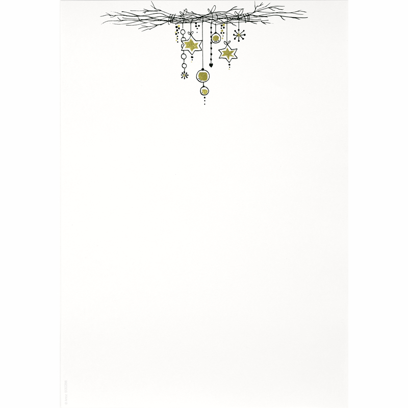 Designpapier Winterdeko