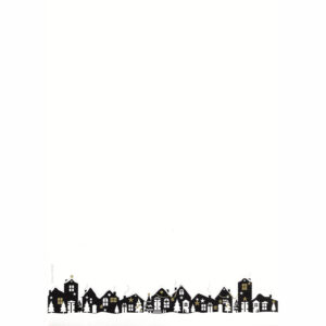 Designpapier Häuserreihe