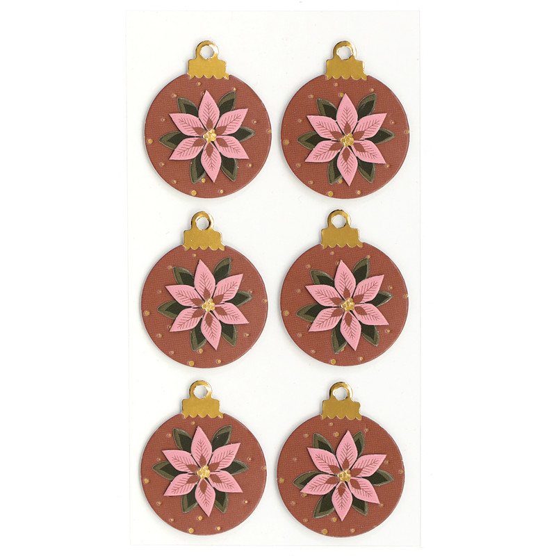 Art-Work: Weihnachtskugeln Blume