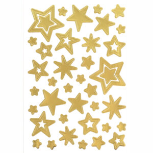 Sticker gold Sterne