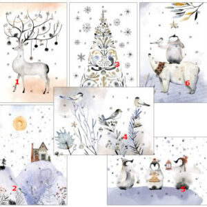 Adventskalender-Karte