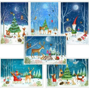 Adventskalender-Karte Scandic