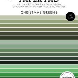 Papierblock doppelseitig Christmas Green