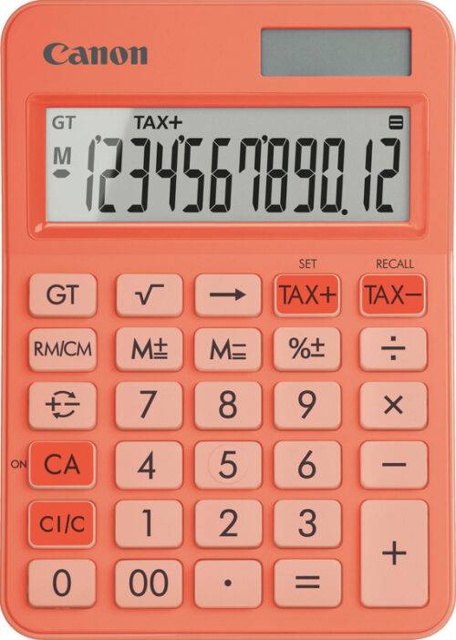 Canon Tischrechner LS-125K pastellorange