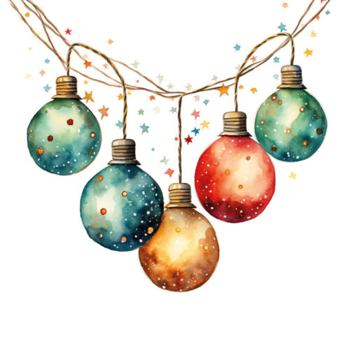 WH-Servietten winter garland 33x33cm