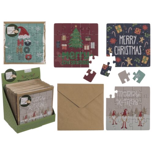 Weihnachtskarten Puzzle quadratisch