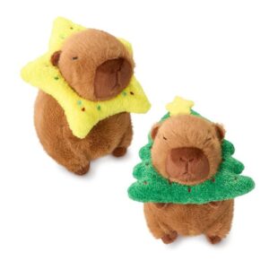 Plüsch-Capybara Weihnachten