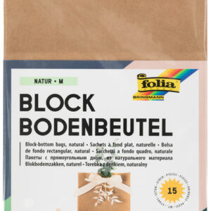 Papiertüten Natur 12x21x6cm 15 Stück