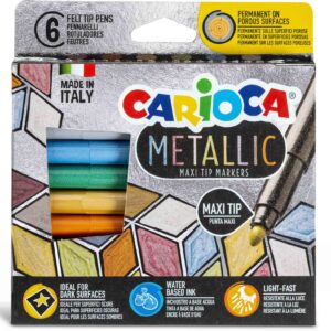 Carioca Fasermaler Maxi Metallic E-6