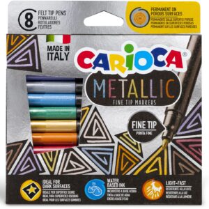 Carioca Fasermaler Fein Metallic E-8