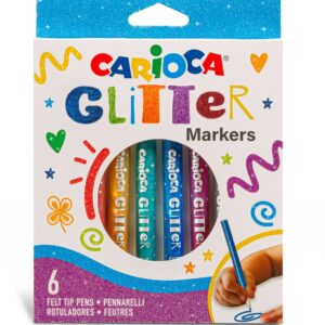 Carioca Fasermaler Glitter E-6